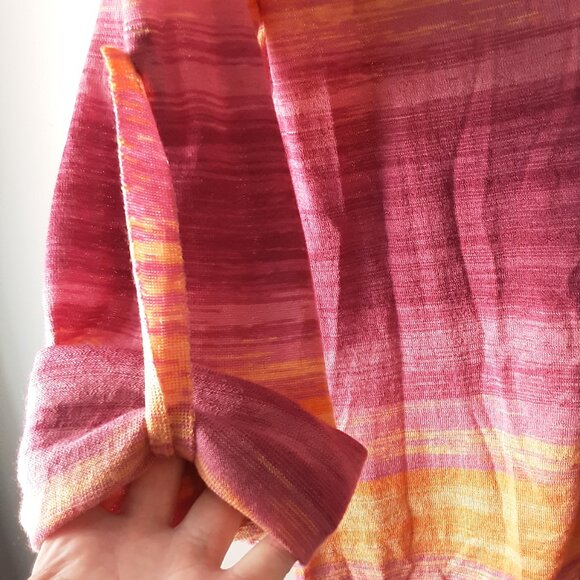 Emu Australia Merino Wool Vibrant Striped Cardigan Size Small - Picture 4 of 14